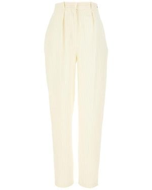 Elisabetta Franchi Trousers - White