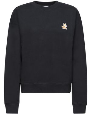 Maison Kitsuné Sweatshirts - Black