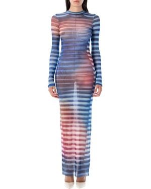 Jean Paul Gaultier Long Air Dress - Blue