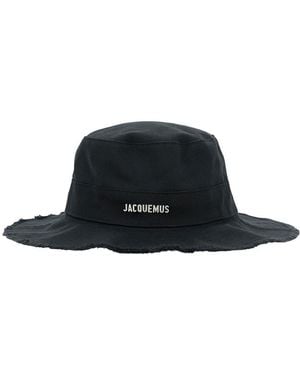 Jacquemus 'Le Bob Artichaut' Hat With Metal Logo - Black