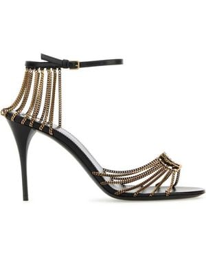 Saint Laurent Sandals - Metallic