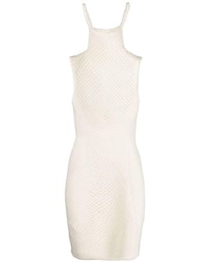 Isa Boulder Map Mini Dress - White