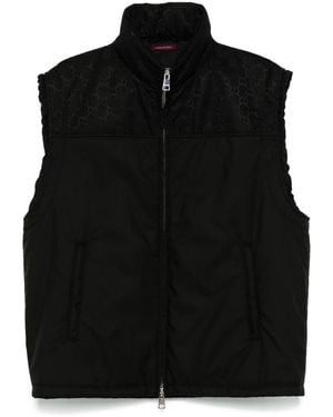 Gucci Gg Canvas Gilet - Black