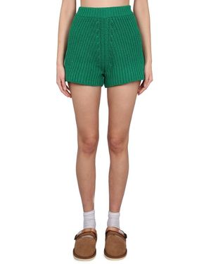 Alanui Knit Shorts - Green