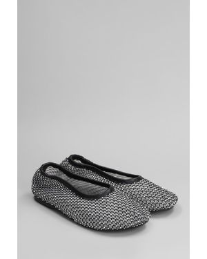 バレエシューズ ALOHAS Lorain mesh ballerinas with rhinestones inserts Lorain mesh ballerinas with rhinestones inserts ALOHAS
