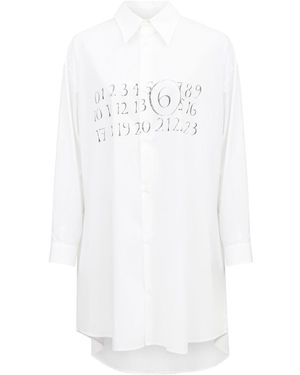 MM6 by Maison Martin Margiela Cotton Mini Dress For - White