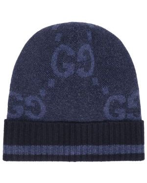 Gucci Knitted Beanie - Blue