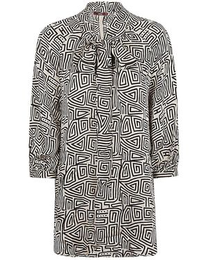 OBIDI Printed Silk Shirt - Grey