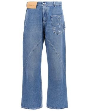 JW Anderson 'Twisted Workwear' Jeans - Blue