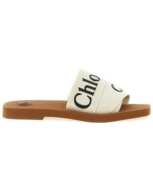 Chloé 'Woody' Sandals - White