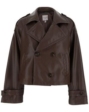 Urbancode Jacket With Bottons - Brown