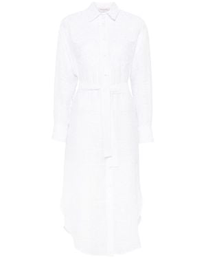 ERMANNO FIRENZE Lace Midi Dress - White