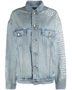 Balenciaga Coats & Jackets - Blue