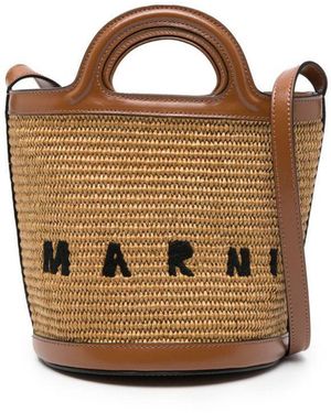 Marni 'Tropicalia Mini' Crossbody Bag - Brown