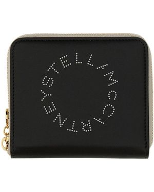 Stella McCartney Mini Zipped Wallet - Black