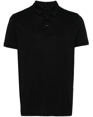 Majestic Filatures Short Sleeve Polo - Black