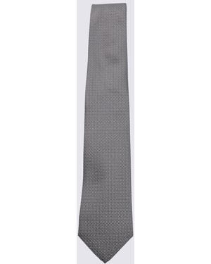 Canali Silk Tie - Grey