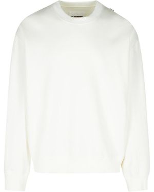 Jil Sander Cotton Sweatshirt - White