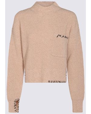 Marni Light Wool Knitwear - Natural