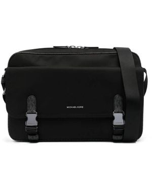 Michael Kors Utility Flap Msgr Bags - Black