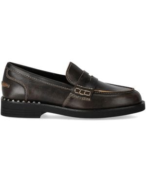 Ash Winona Dark Loafer - Black