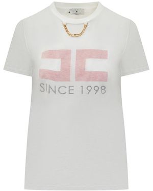 Elisabetta Franchi T-Shirt - White