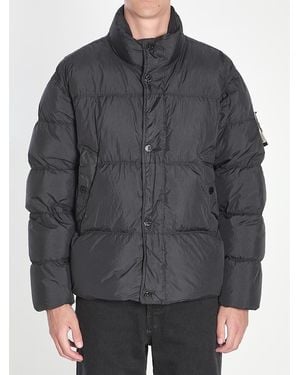 Stone Island Crinkle Reps Ny Puffer Jacket - Grey