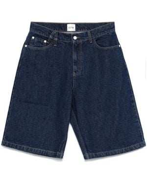 Arte' Belt Detail Shorts - Blue