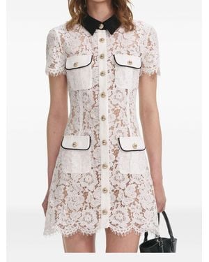 Self-Portrait Dresses - White