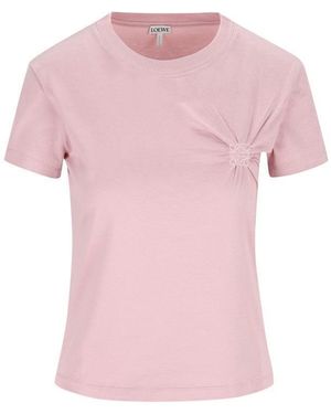 Loewe T-Shirt And Polo Shirt - Pink