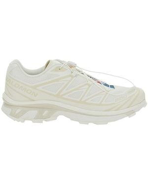 Salomon 'Xt-6 S/Lab' Trainers With Drawstring - White