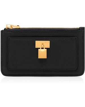 Tom Ford Zipped Card Holder Accessories - Black