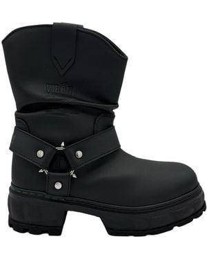 Viron Boots Shoes - Black