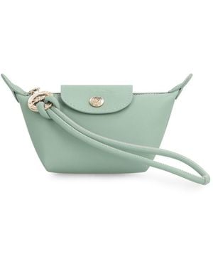 Longchamp Le Pliage Xtra Leather Coin Purse - Green
