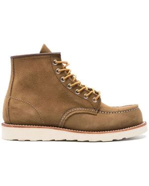 Red Wing Classic Moc Toe Mohave Boots - Brown