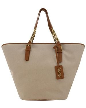 Saint Laurent Shoulder Bags - Natural