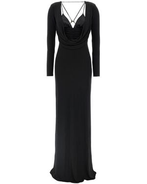 Elisabetta Franchi Carpet' Dress - Black