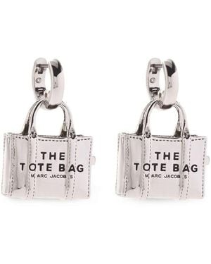 Marc Jacobs The Tote Earrings Accessories - Metallic