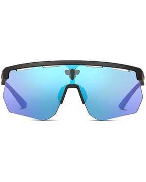 Facehide Raider Mask-Style Glasses - Blue