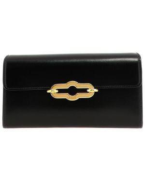 Mulberry 'Pimlico' Wallet On Chain - Black