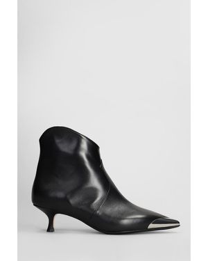 Anna F. High Heels Ankle Boots - Black