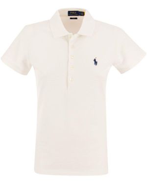 Polo Ralph Lauren Julie Cotton Polo Shirt - White