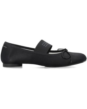 MM6 by Maison Martin Margiela Anatomic Ballerinas - Black