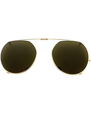 Ahlem Place Dauphine Clip Champagne Sunglasses - Brown