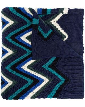 Missoni Wool Scarf - Blue