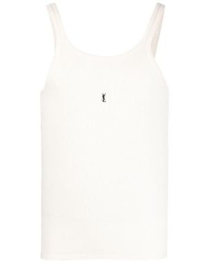 Saint Laurent T-Shirts And Polos - Natural