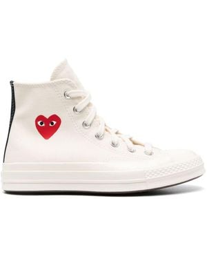 COMME DES GARÇONS PLAY Heart Chuck 70 Trainers - White