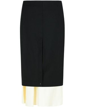 Rohe Virgin Wool Blend Skirt - Black