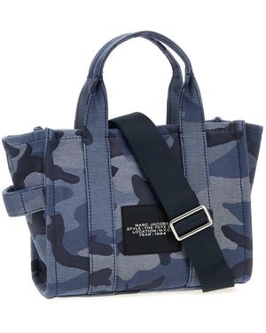 ハンドバッグ MARC JACOBS 'The Camo Jacquard Small Tote' handbag Blue Amazon.com: Marc Jacobs The Camo Jacquard Medium Tote Bag