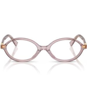 Miu Miu 0Mu 01Xv Miu Regard Eyeglasses - Brown